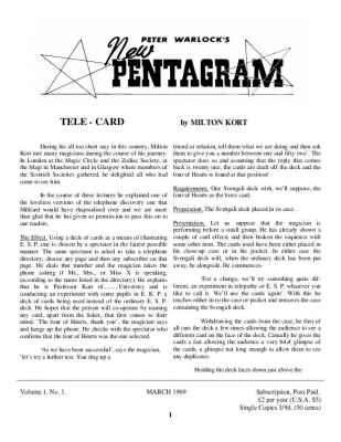 New Pentagram Magazine by Peter Warlock - Click Image to Close